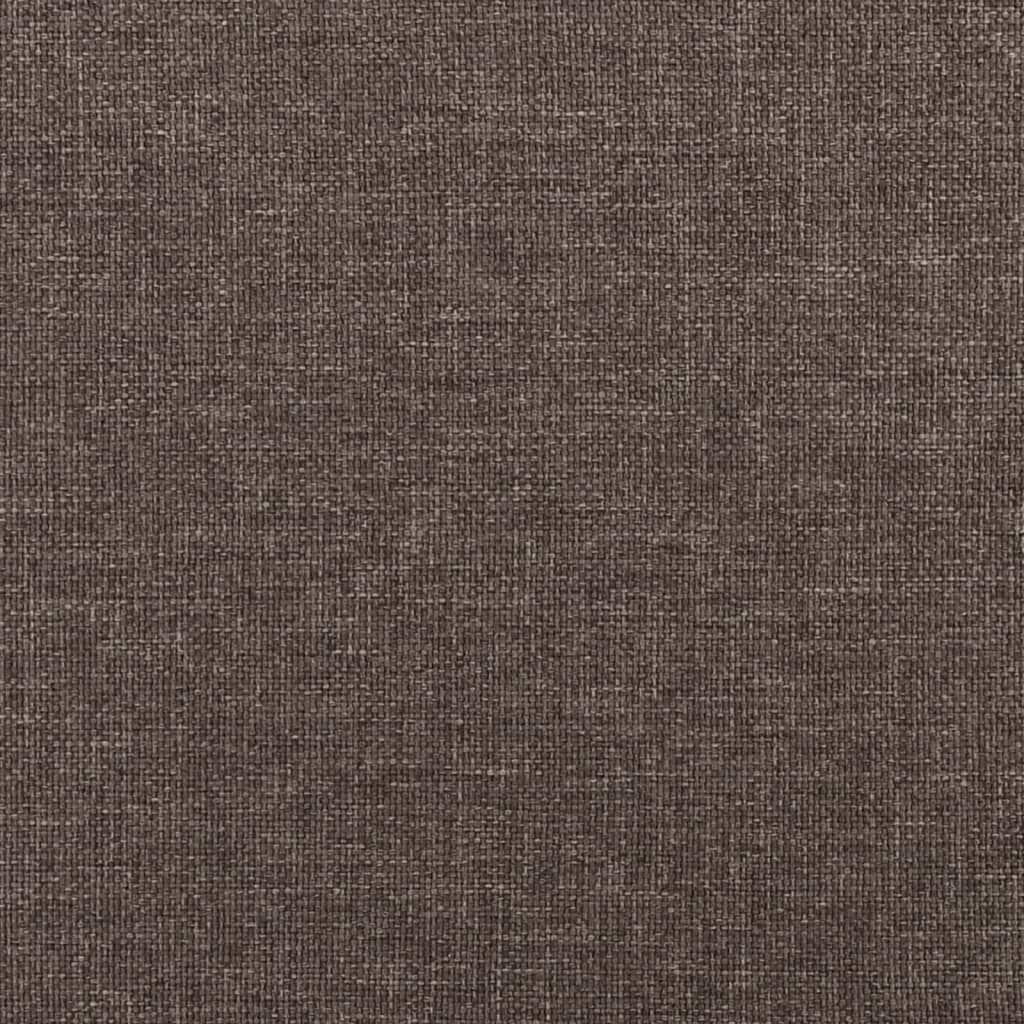 Eetkamerstoelen draaibaar 2 st stof taupe