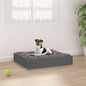 Hondenmand 51,5X44X9 Cm Massief Grenenhout 51.5 x 44 x 9 cm Grijs