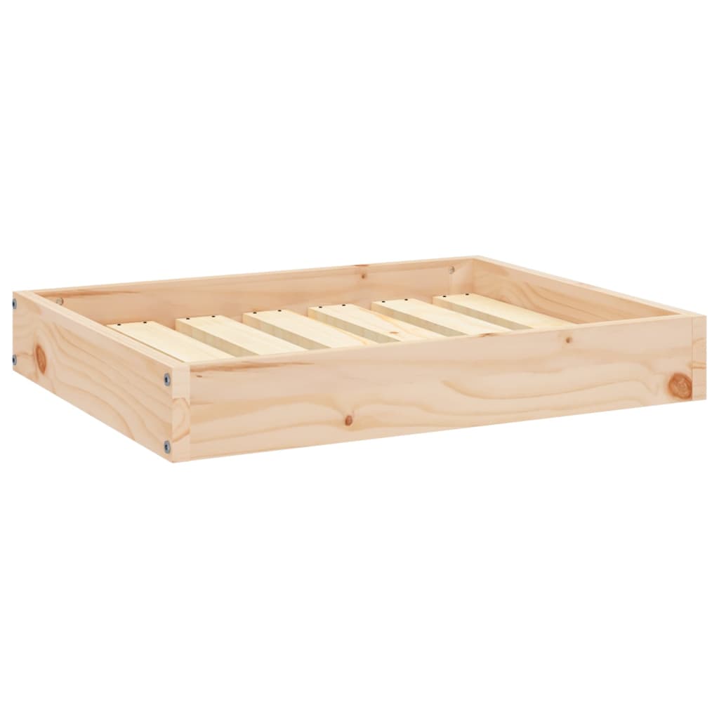 Hondenmand 61,5X49X9 Cm Massief Grenenhout 61.5 x 49 x 9 cm Naturel
