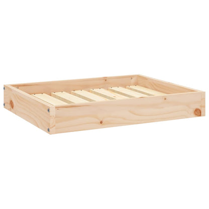 Hondenmand 61,5X49X9 Cm Massief Grenenhout 61.5 x 49 x 9 cm Naturel
