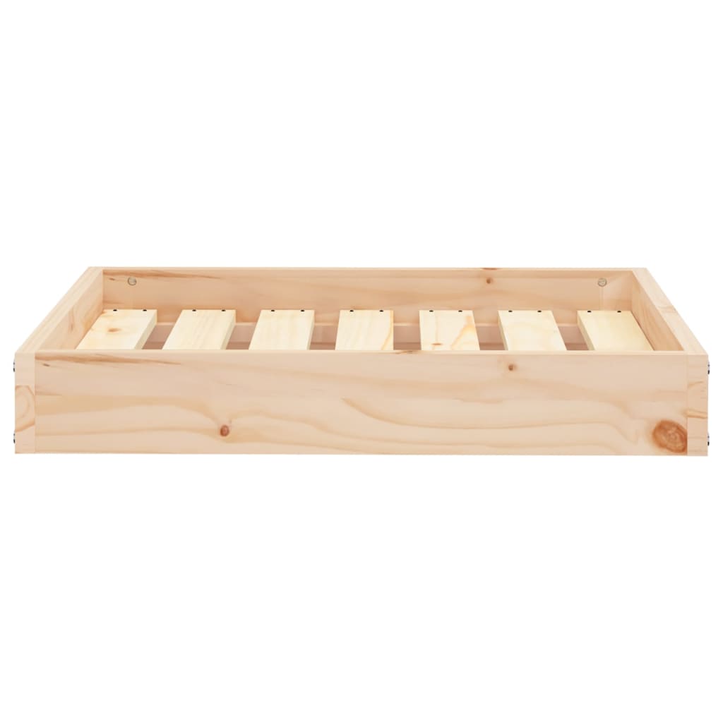 Hondenmand 61,5X49X9 Cm Massief Grenenhout 61.5 x 49 x 9 cm Naturel