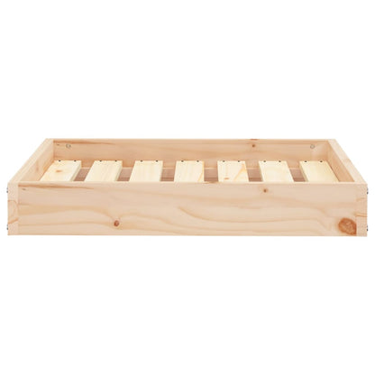 Hondenmand 61,5X49X9 Cm Massief Grenenhout 61.5 x 49 x 9 cm Naturel