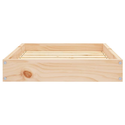 Hondenmand 61,5X49X9 Cm Massief Grenenhout 61.5 x 49 x 9 cm Naturel
