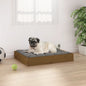 Hondenmand 61,5X49X9 Cm Massief Grenenhout 61.5 x 49 x 9 cm Honingbruin