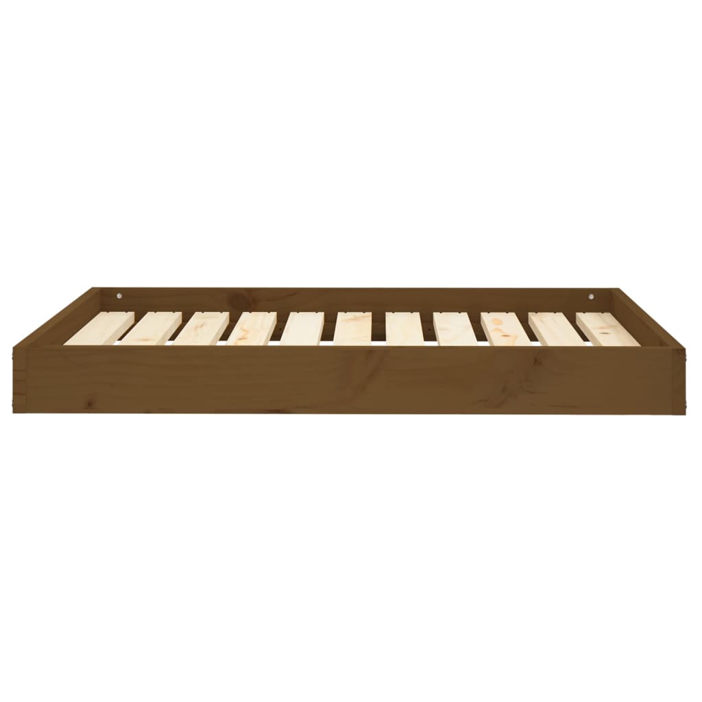 Hondenmand 91,5X64X9 Cm Massief Grenenhout 91.5 x 64 x 9 cm Honingbruin