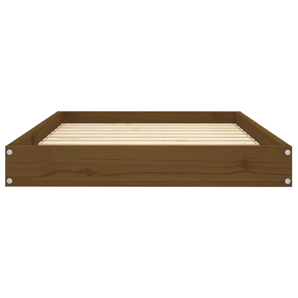 Hondenmand 91,5X64X9 Cm Massief Grenenhout 91.5 x 64 x 9 cm Honingbruin