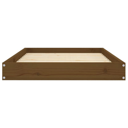 Hondenmand 91,5X64X9 Cm Massief Grenenhout 91.5 x 64 x 9 cm Honingbruin