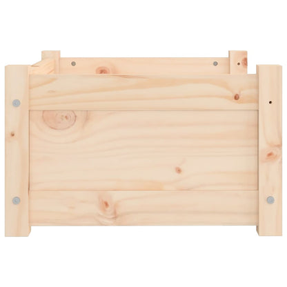 Hondenmand 55,5X45,5X28 Cm Massief Grenenhout 55.5 x 45.5 x 28 cm Naturel