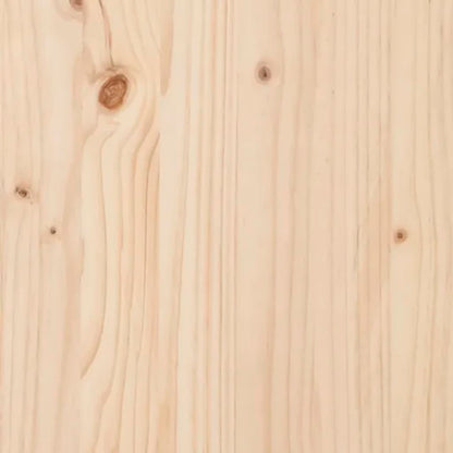Hondenmand 55,5X45,5X28 Cm Massief Grenenhout 55.5 x 45.5 x 28 cm Naturel