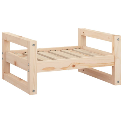 Hondenmand 55,5X45,5X28 Cm Massief Grenenhout 55.5 x 45.5 x 28 cm Naturel