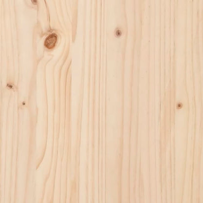 Hondenmand 55,5X45,5X28 Cm Massief Grenenhout 55.5 x 45.5 x 28 cm Naturel