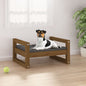 Hondenmand 55,5X45,5X28 Cm Massief Grenenhout 55.5 x 45.5 x 28 cm Honingbruin