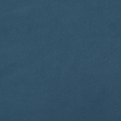 Pocketveringmatras 80x200x20 cm fluweel donkerblauw