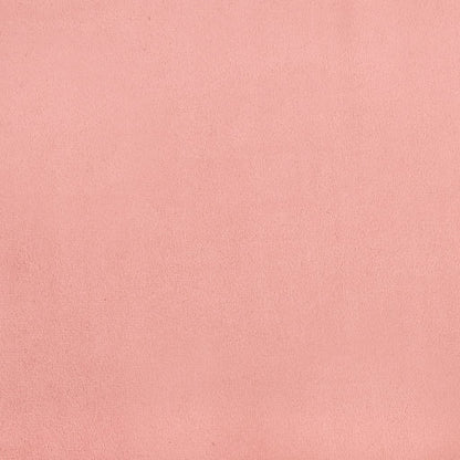 Pocketveringmatras 100x200x20 cm fluweel roze