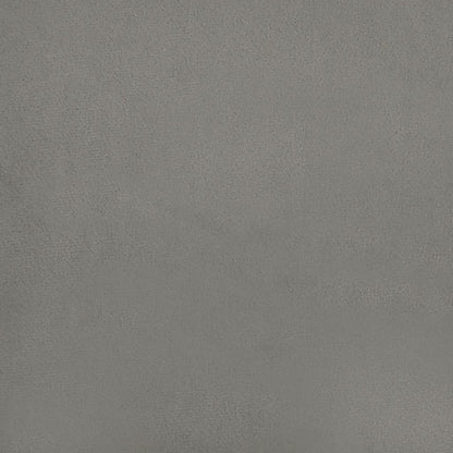 Pocketveringmatras 120x200x20 cm fluweel lichtgrijs