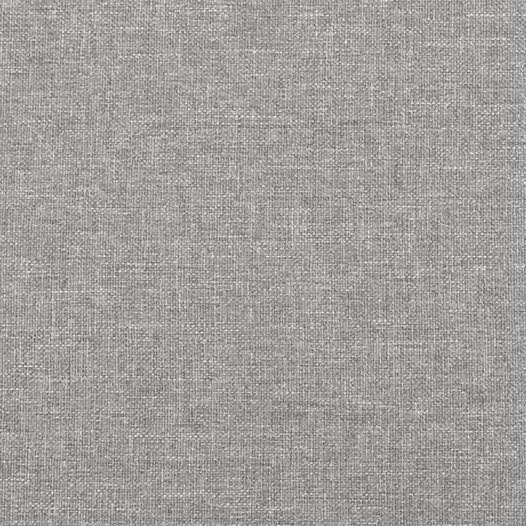 Pocketveringmatras 140x190x20 cm stof lichtgrijs