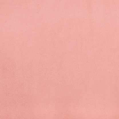 Pocketveringmatras 140x190x20 cm fluweel roze