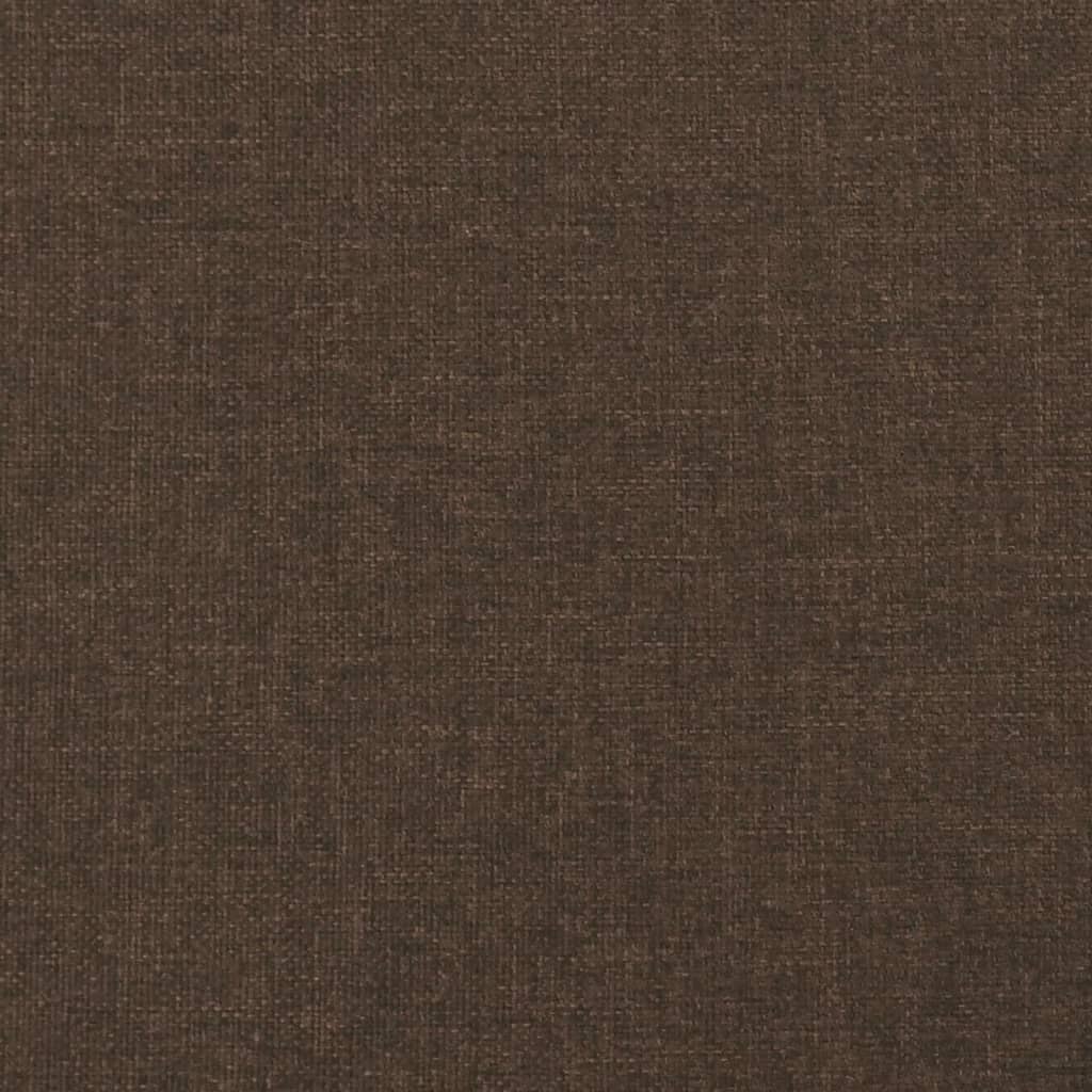Pocketveringmatras 140x200x20 cm stof donkerbruin