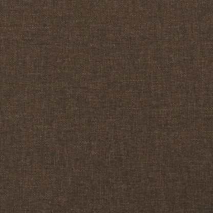 Pocketveringmatras 140x200x20 cm stof donkerbruin