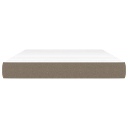 Pocketveringmatras 140x200x20 cm stof taupe