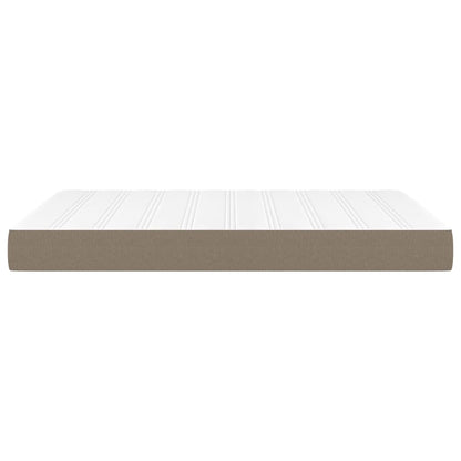 Pocketveringmatras 140x200x20 cm stof taupe
