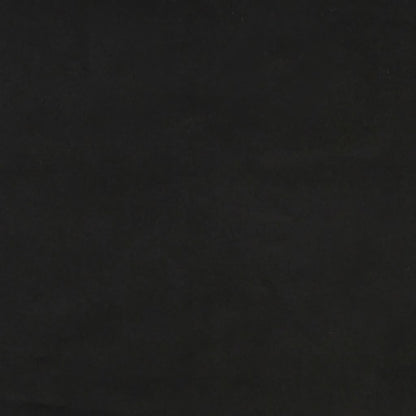 Pocketveringmatras 140x200x20 cm fluweel zwart