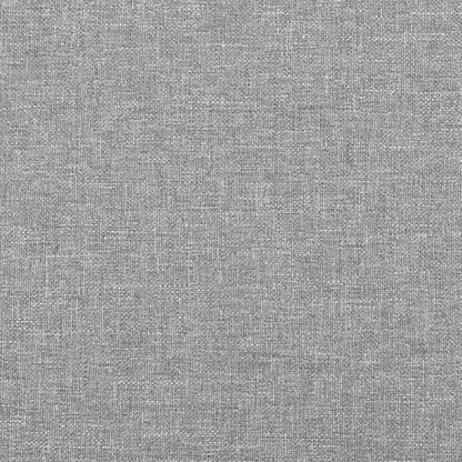 Pocketveringmatras 160x200x20 cm stof lichtgrijs