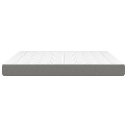 Pocketveringmatras 160x200x20 cm stof donkergrijs