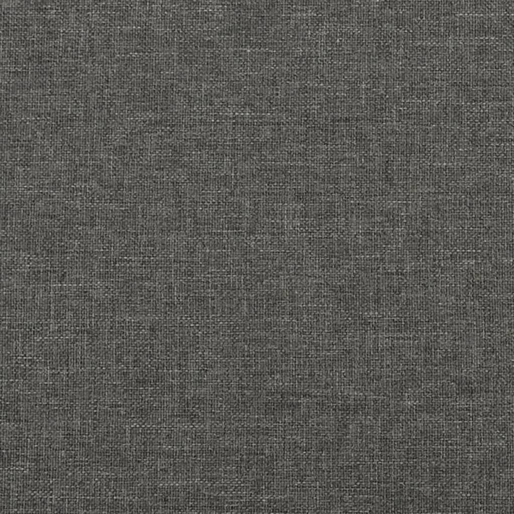 Pocketveringmatras 160x200x20 cm stof donkergrijs