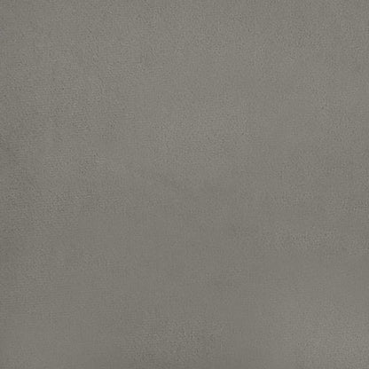 Pocketveringmatras 160x200x20 cm fluweel lichtgrijs