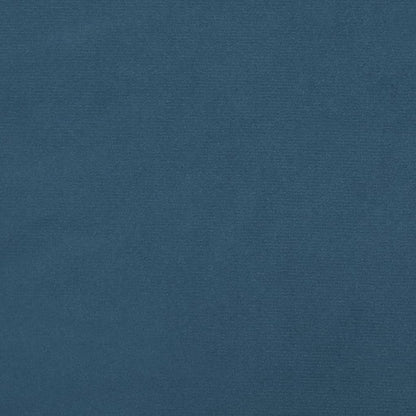Pocketveringmatras 160x200x20 cm fluweel donkerblauw