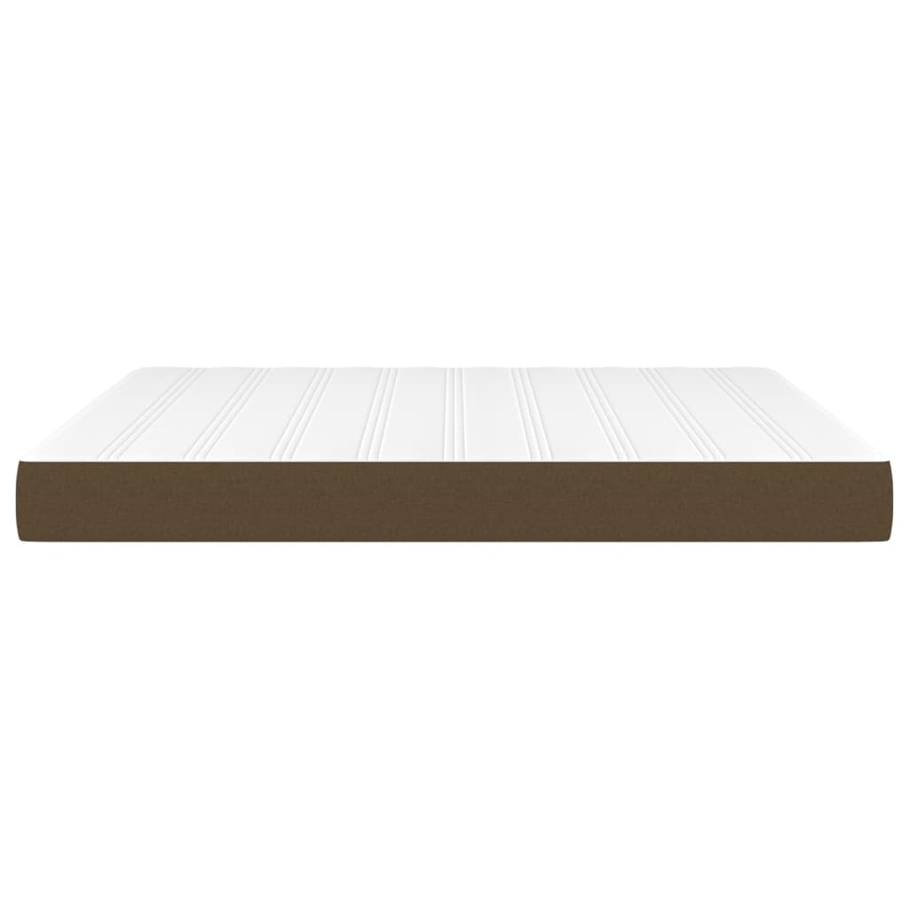 Pocketveringmatras 160x200x20 cm stof donkerbrui8