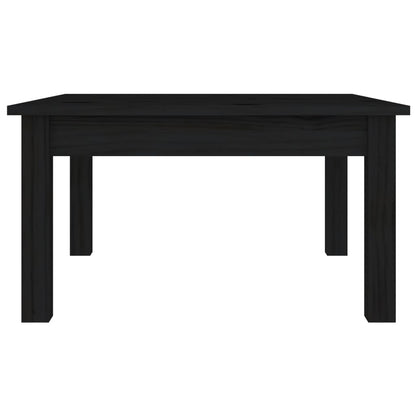 Salontafel 55x55x30 cm massief grenenhout zwart