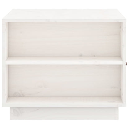 Salontafel 100x50x41 cm massief grenenhout wit