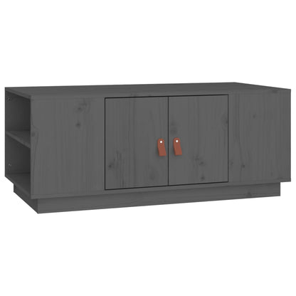 Salontafel 100x50x41 cm massief grenenhout grijs