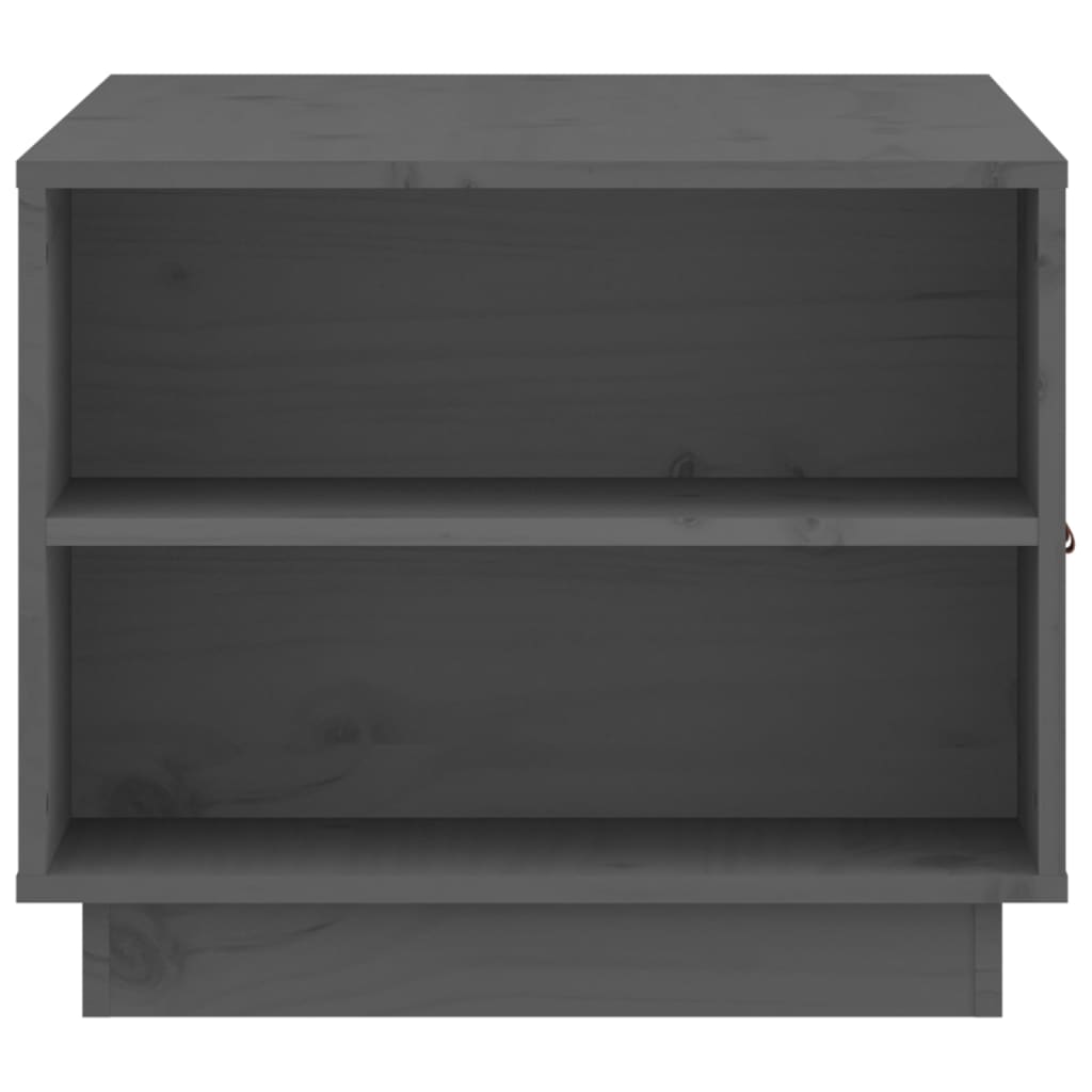 Salontafel 100x50x41 cm massief grenenhout grijs