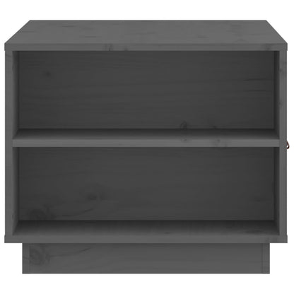 Salontafel 100x50x41 cm massief grenenhout grijs