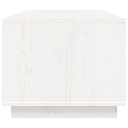 Salontafel 100x50x41 cm massief grenenhout wit