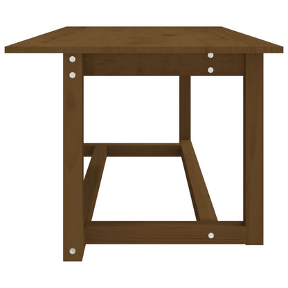 Salontafel 110x55x45 cm massief grenenhout honingbruin