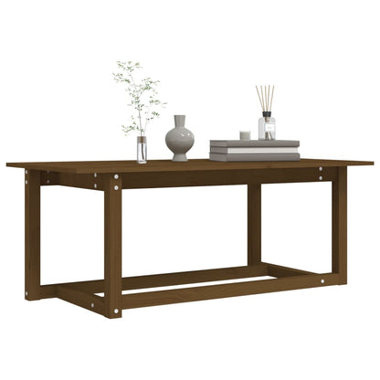 Salontafel 110x55x45 cm massief grenenhout honingbruin