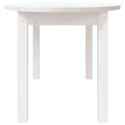Salontafel 110x55x45 cm massief grenenhout wit