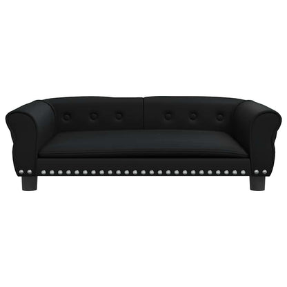 Hondenmand 95 x 55 x 30 cm Zwart Kunstleer