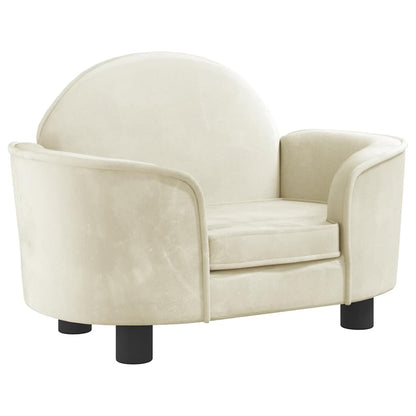 Hondenmand 66X40X45 Cm Fluweel Kleurig Crème