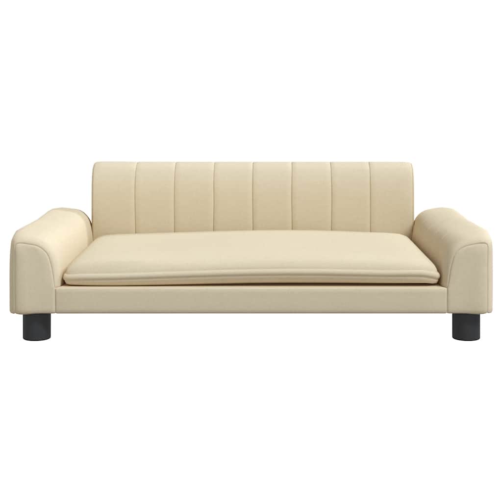 Hondenmand Kleurig 90 x 53 x 30 cm Crème Stof