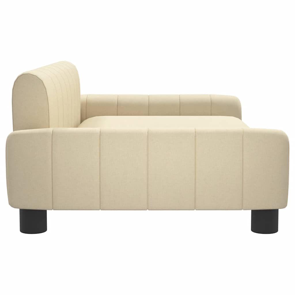 Hondenmand Kleurig 90 x 53 x 30 cm Crème Stof