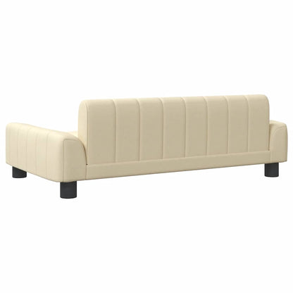 Hondenmand Kleurig 90 x 53 x 30 cm Crème Stof