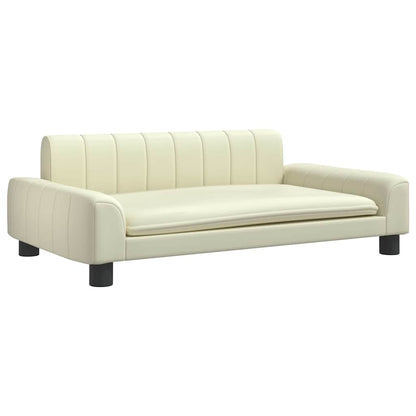 Hondenmand Kleurig 90 x 53 x 30 cm Crème Kunstleer