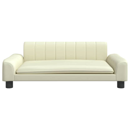 Hondenmand Kleurig 90 x 53 x 30 cm Crème Kunstleer