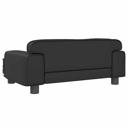 Hondenmand Kunstleer 70 x 45 x 30 cm Zwart