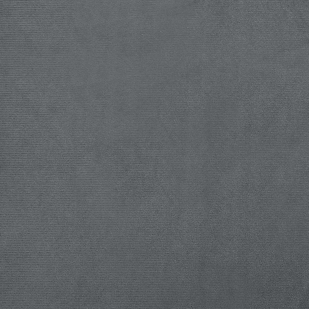 Hondenmand 80 x 45 x 30 cm Donkergrijs Fluweel